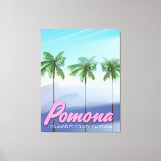 Pomona, California USA travel poster Canvas Print