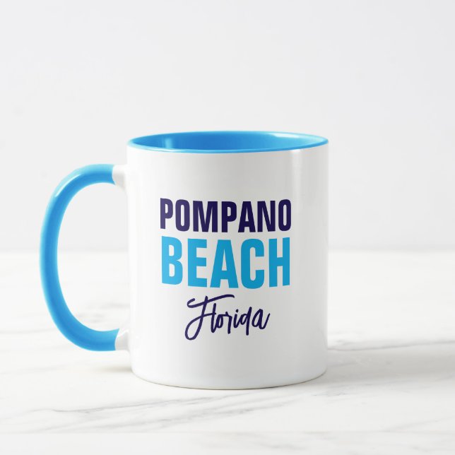 Pompano Beach Florida Coffee Mug (Left)