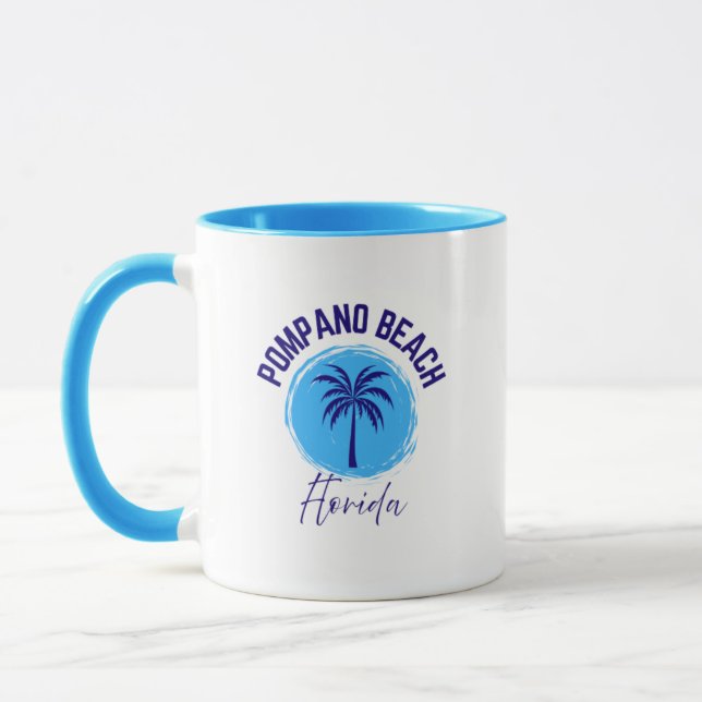 Pompano Beach Florida Coffee Mug (Left)