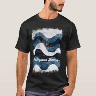 Pompano Beach Florida FL Scuba Dive Vacation Surf T-Shirt