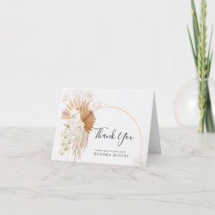 Pompas Grass Thank You Card