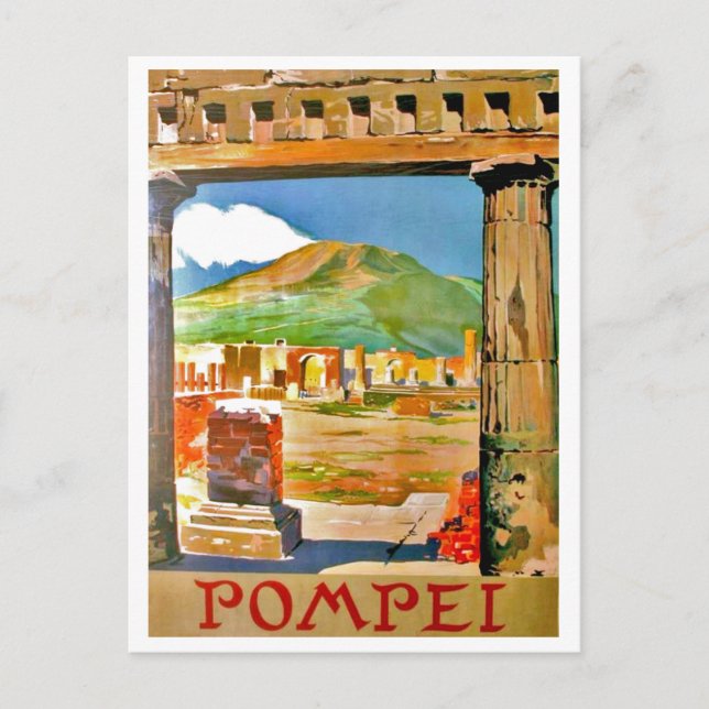 Pompei, archaeological site, Italy Postcard (Front)