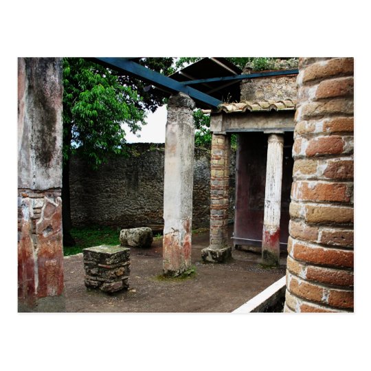 Pompei - Ruins of a Villa Postcard