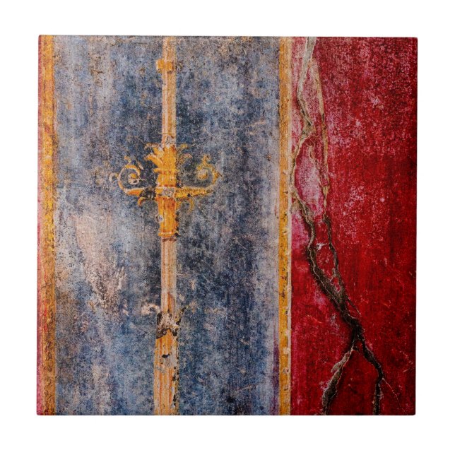 Pompeian Wall Painting Tile (Front)