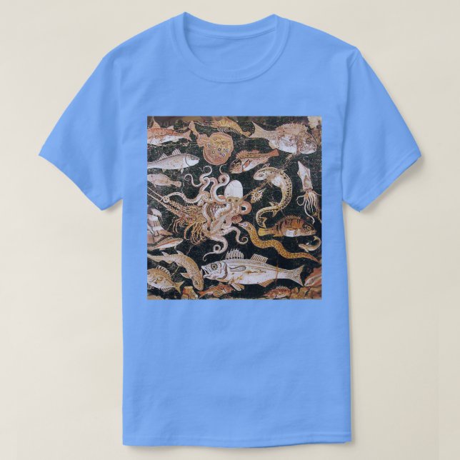 POMPEII COLLECTION ANTIQUE OCEAN T-Shirt (Design Front)