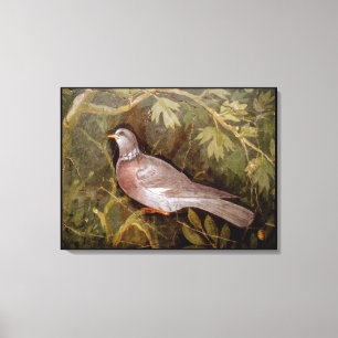 POMPEII COLLECTION / DOVE IN THE GARDEN CANVAS PRINT
