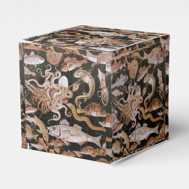 POMPEII COLLECTION / OCEAN - SEA LIFE SCENE $37.95 FAVOUR BOX (Front Side)