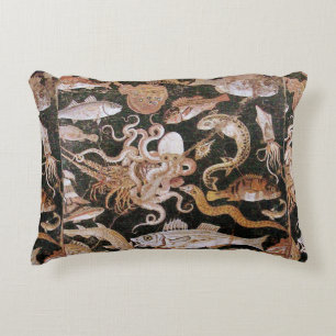 POMPEII COLLECTION / OCEAN - SEA LIFE SCENE DECORATIVE CUSHION