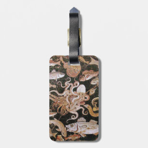 POMPEII COLLECTION / OCEAN - SEA LIFE SCENE LUGGAGE TAG