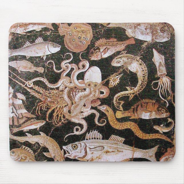 POMPEII COLLECTION / OCEAN - SEA LIFE SCENE MOUSE MAT (Front)