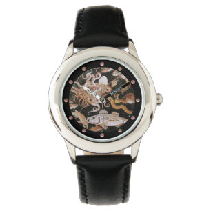 POMPEII COLLECTION OCEAN - SEA LIFE SCENE Nautical Watch
