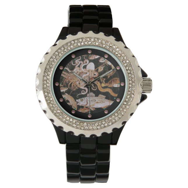 POMPEII COLLECTION OCEAN - SEA LIFE SCENE Nautical Watch (Front)