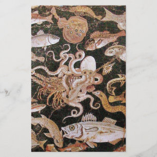 POMPEII COLLECTION / OCEAN - SEA LIFE SCENE STATIONERY