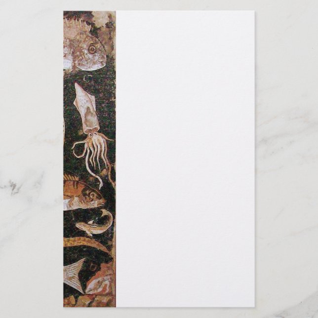POMPEII COLLECTION / OCEAN - SEA LIFE SCENE STATIONERY (Front)