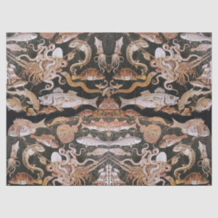 POMPEII COLLECTION / OCEAN - SEA LIFE SCENE TISSUE PAPER