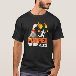 Pompeii Fun Run 79 Ad Volcano Running Tee