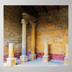 Pompeii - House of the Amorini Dorati Poster