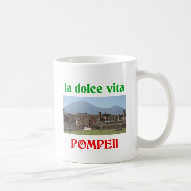 Pompeii Italy Coffee Mug (Right)
