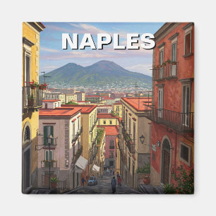 Pompeii Italy Mount Vesuvius Travel Magnet