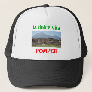 Pompeii Italy Trucker Hat