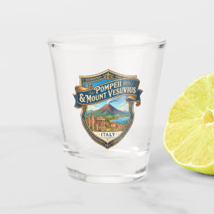 Pompeii & Mount Vesuvius Italy Shot Glass