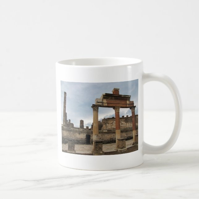 Pompeii - Remaining columns of the Arcade Coffee Mug (Right)