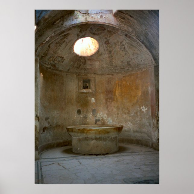 Pompeii, Roman bath house Poster (Front)
