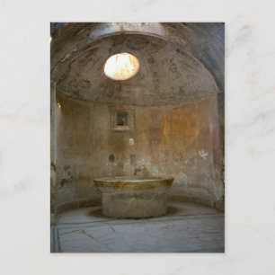 Pompeii, Roman bath Postcard