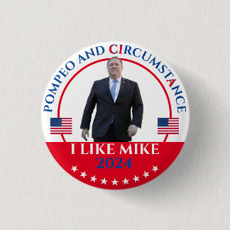 Pompeo and Circumstance 3 Cm Round Badge