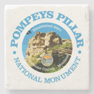 Pompeys Pillar NM Stone Coaster