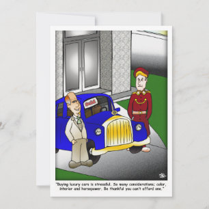 Pompous Car Flat Card