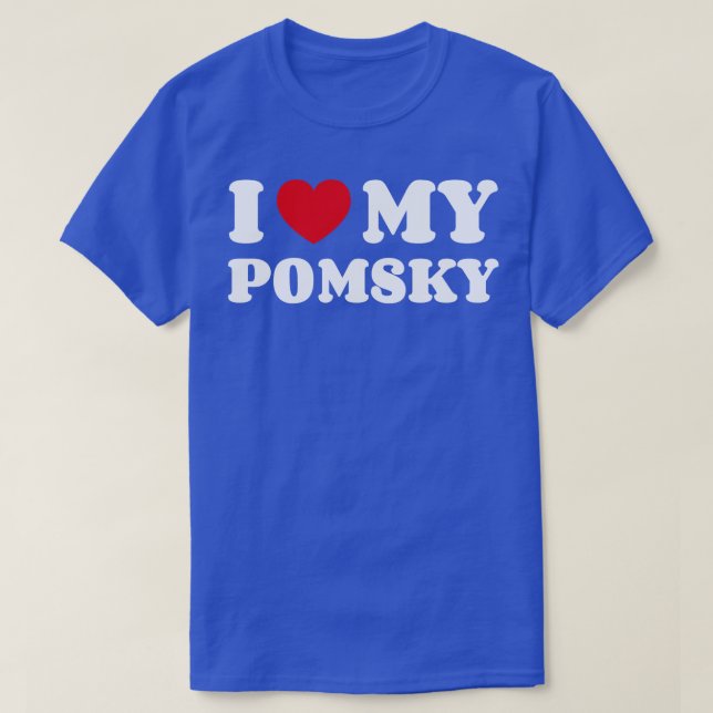 Pomsky 1 T-Shirt (Design Front)