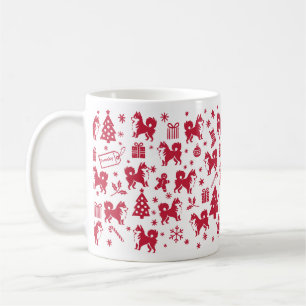 Pomsky Christmas Design Coffee Mug