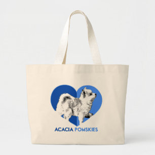 Pomsky Tote Bag