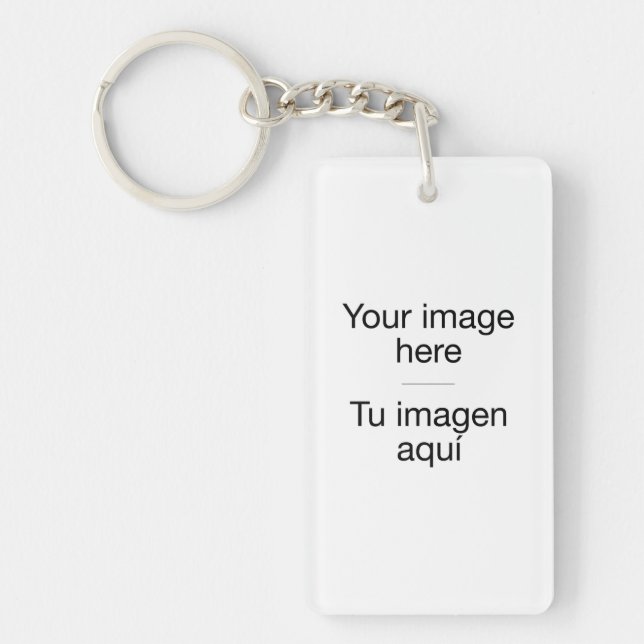 Pon your own photo in group in target key ring (Front)