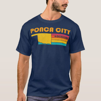 Ponca City Oklahoma Vintage Distressed Souvenir T-Shirt