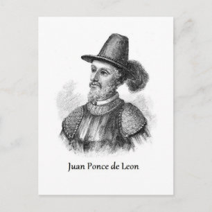 Ponce de Leon and the Fountain of Youth Postcard