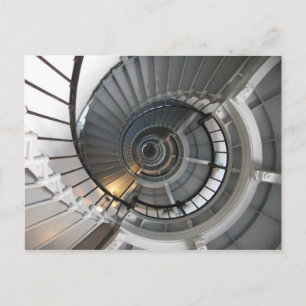 Ponce de Leon Inlet Light, Staircase, Florida Postcard