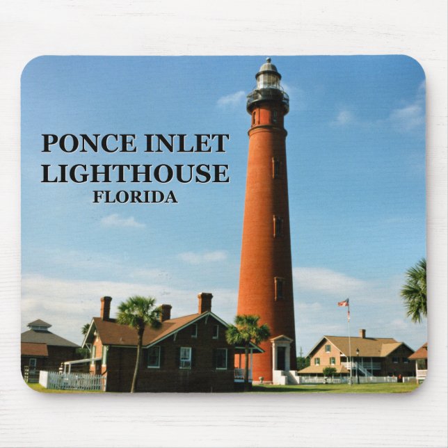 Ponce de Leon Inlet Lighthouse, Florida Mousepad (Front)