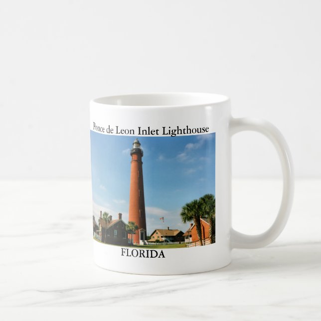 Ponce de Leon Inlet Lighthouse, Florida Mug (Right)