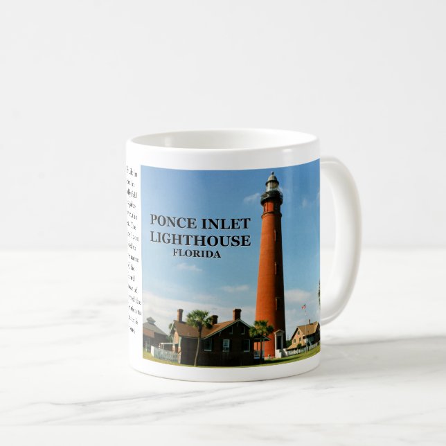 Ponce de Leon Inlet Lighthouse, Florida Mug (Front Right)