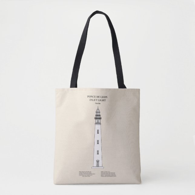 Ponce de Leon Inlet Lighthouse - Florida - SBD Tote Bag (Front)
