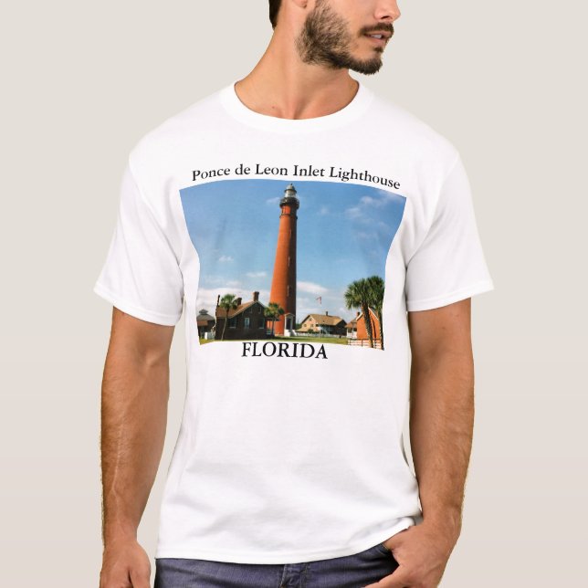 Ponce de Leon Inlet Lighthouse, Florida T-Shirt (Front)