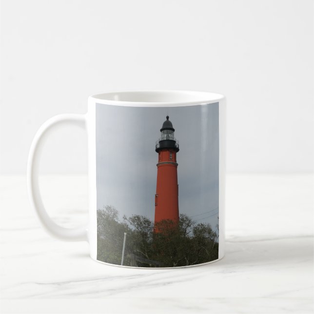 Ponce de Leon Lighthouse Above the Trees Coffee Mug (Left)