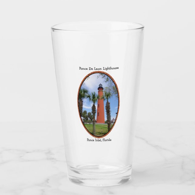 Ponce De Leon Lighthouse glass (Front)