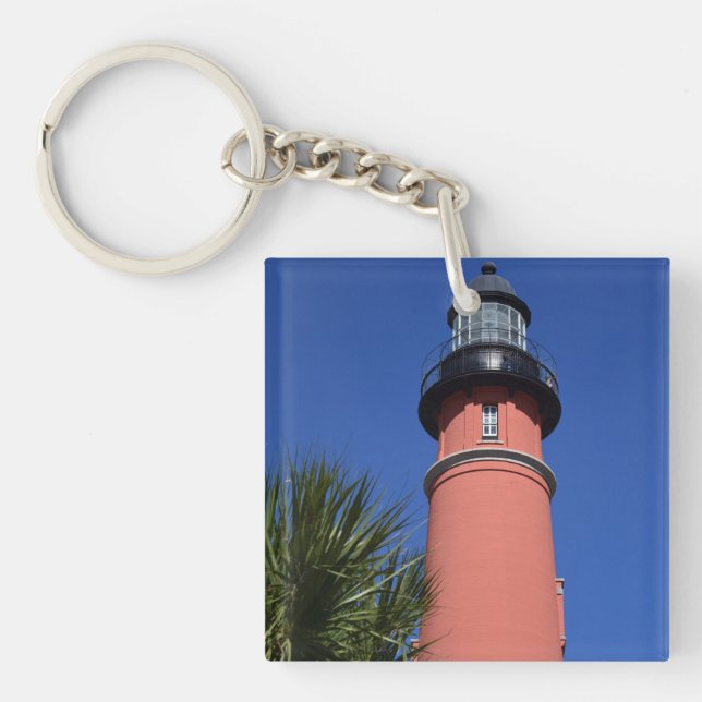 Ponce De Leon Lighthouse  Key Ring (Front)