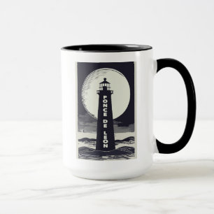 Ponce De Leon Lighthouse Moon Mug