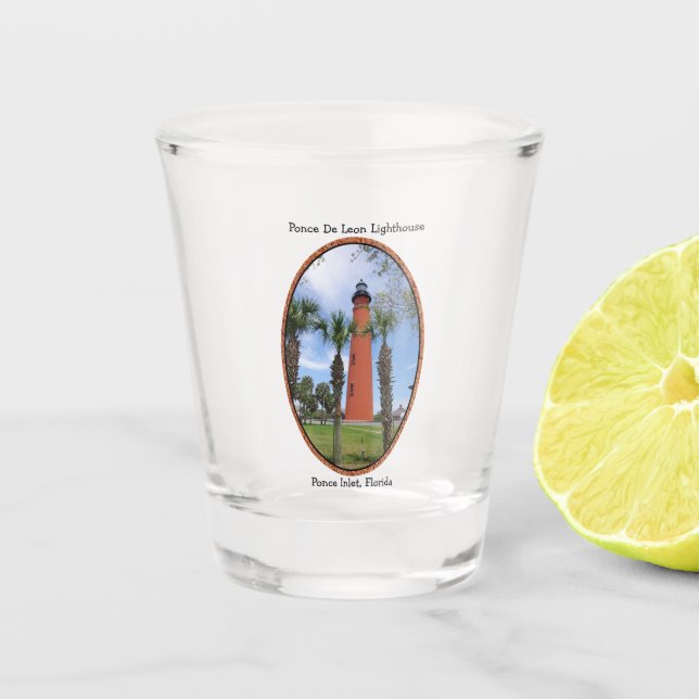 Ponce De Leon Lighthouse shot glass (Front)
