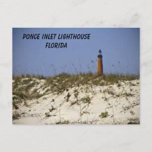 Ponce Inlet Lighthouse Florida Beach Personalise Postcard