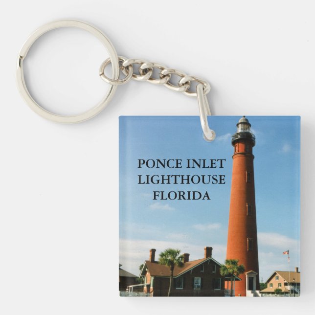 Ponce Inlet Lighthouse, Florida Keyring (Front)